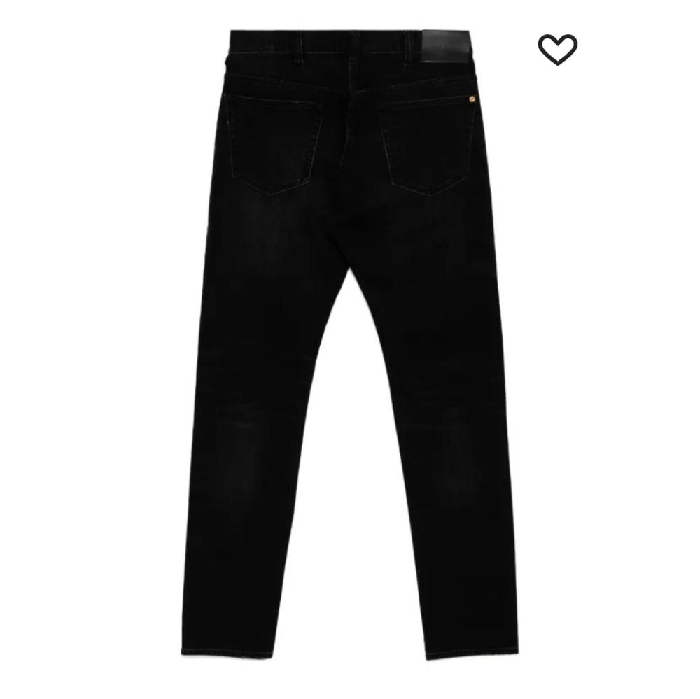 P.S PAUL SMITH straight-leg jeans Black Color Organic Cotton Men Size 29 - Picture 12 of 12